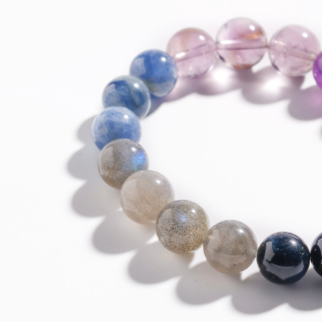 Amethyst & Blue Tiger’s Eye Bracelet | Mystic Veil - for Deep Healing & Intuition