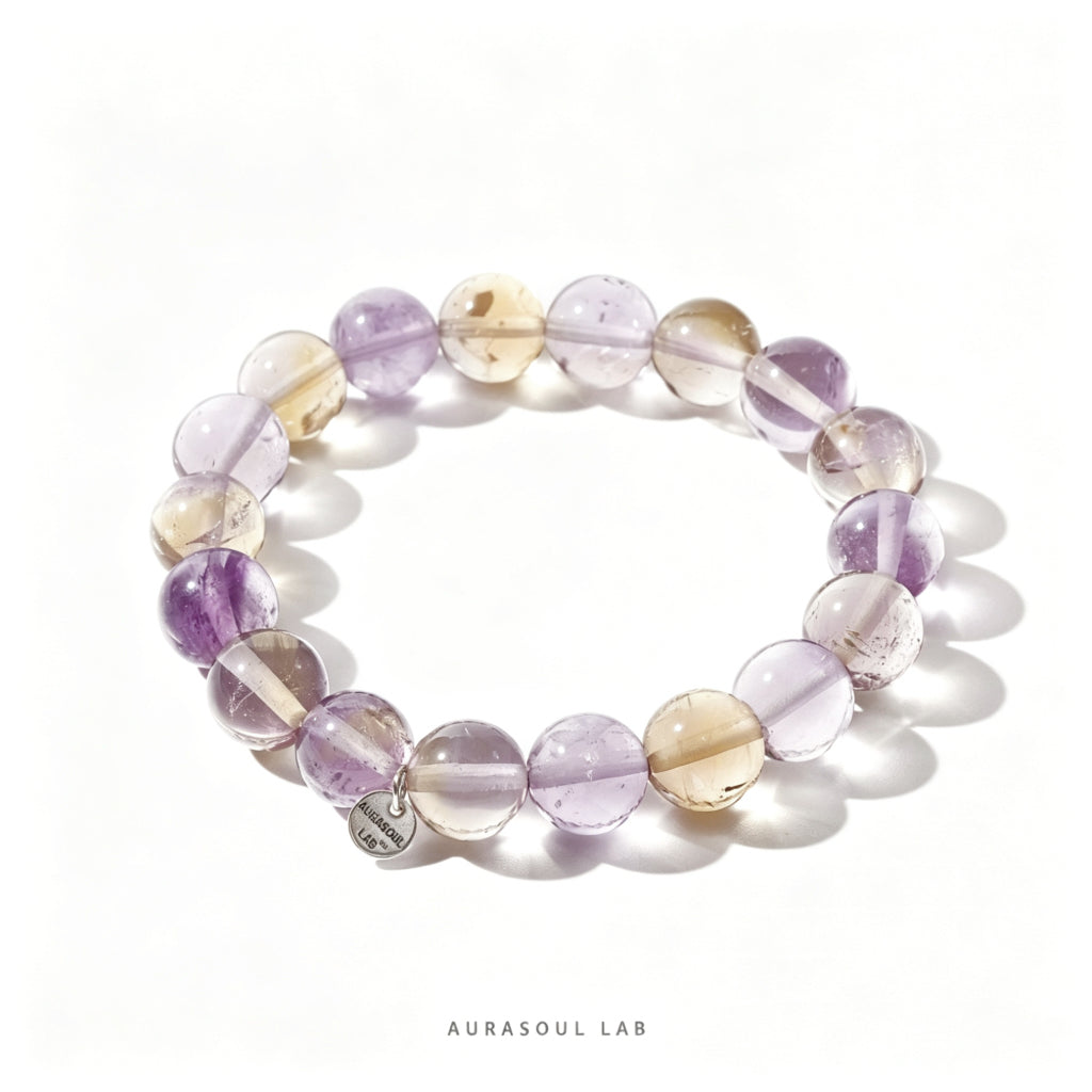 Ametrine Bracelet | Twilight Haze - for Intuition & Abundance - One of a Kind