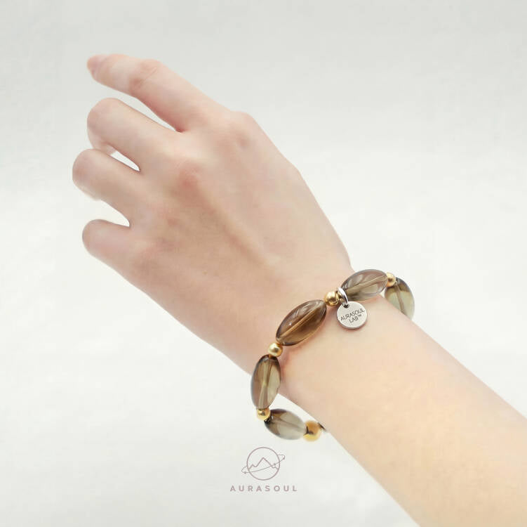 Smoky Quartz Bracelet | Smoky Sentinel - Designer Collection for Protection & Cleansing