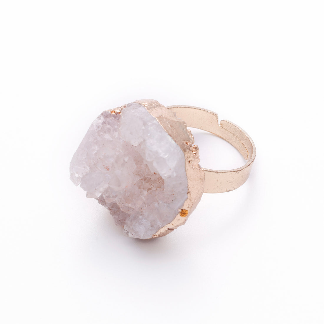 Clear Quartz Cluster Ring | Ice Thicket - for Clarity & Intuition