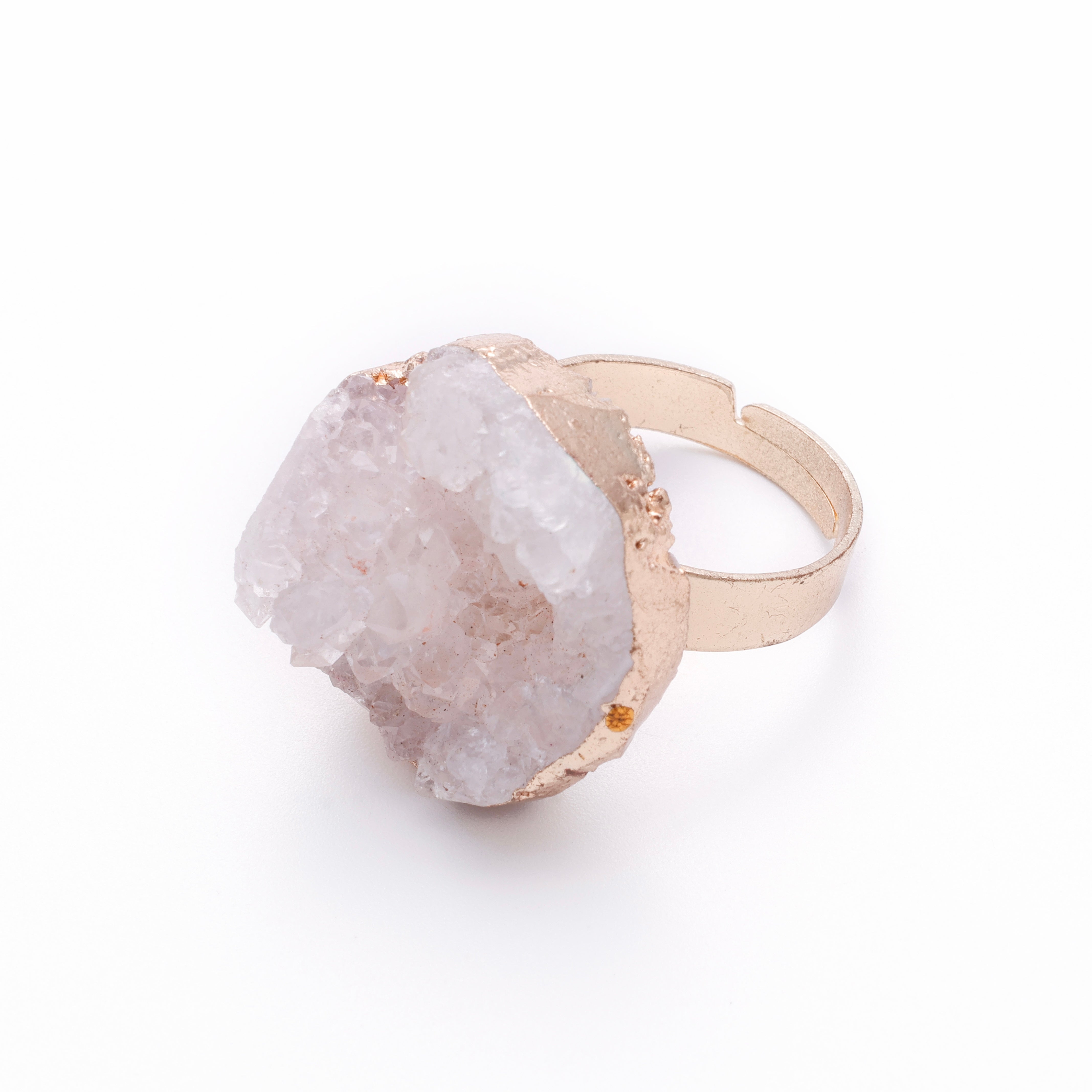 Clear Quartz Cluster Ring | Ice Thicket - for Clarity & Intuition