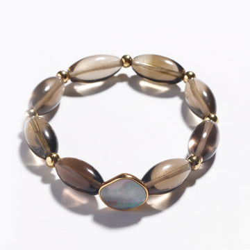 Smoky Quartz Bracelet | Smoky Sentinel - Designer Collection for Protection & Cleansing