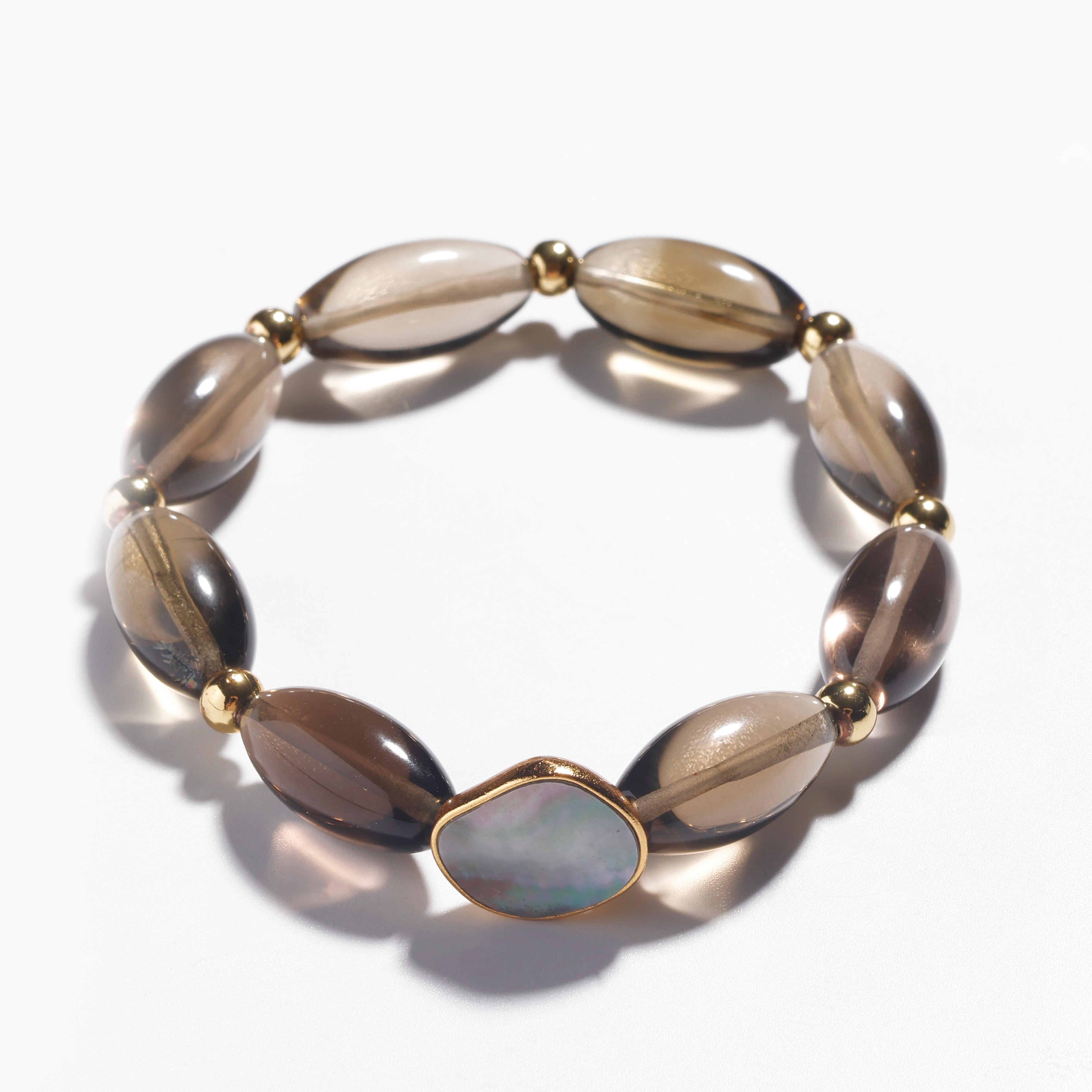 Smoky Quartz Bracelet | Smoky Sentinel - Designer Collection for Protection & Cleansing