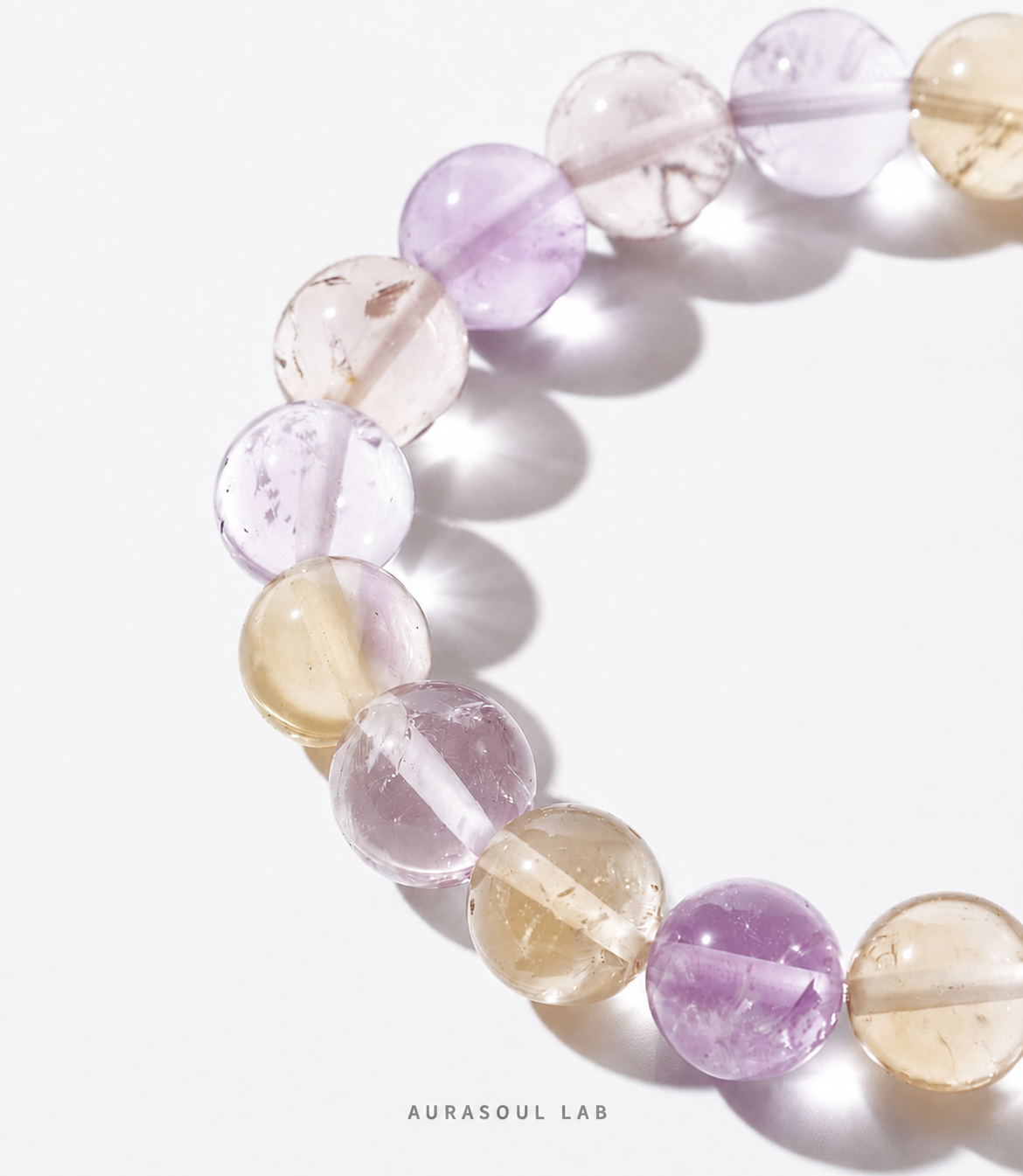 Ametrine Bracelet | Twilight Haze - for Intuition & Abundance - One of a Kind