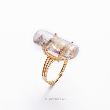 Bracelet/collier en quartz rose avec fermoir magnétique | Blush Whisper-pour l'amour et la paix