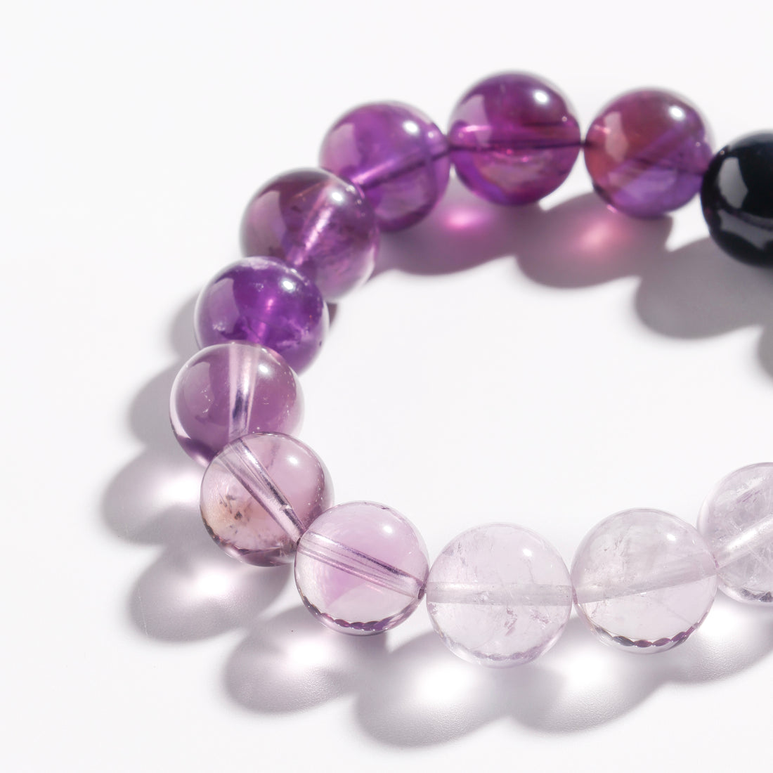 Pulsera de amatista y obsidiana | Sabiduría de la obsidiana: para la sanación y la intuición