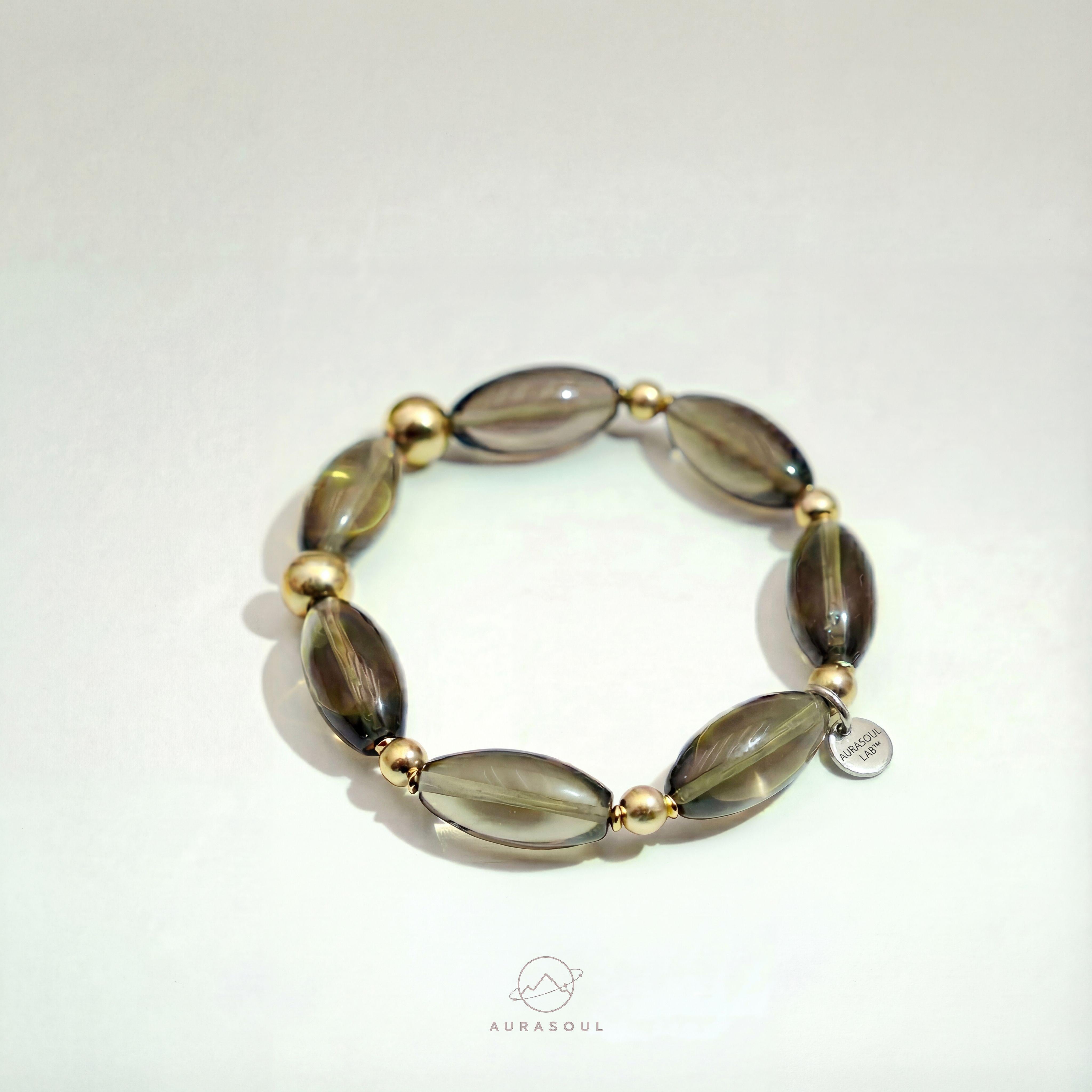Smoky Quartz Bracelet | Smoky Sentinel - Designer Collection for Protection & Cleansing